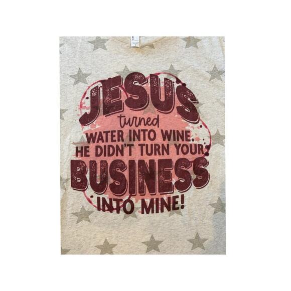 Code Five Boutique Christian Women’s Small Graphic T Shirt Jesus Christian Star - Picture 4 of 5